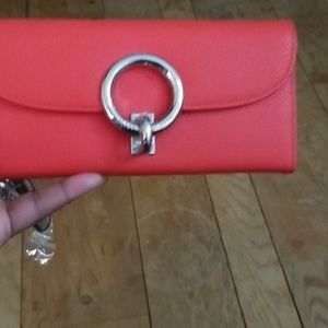 RED Reia wallet with Cheetah strap